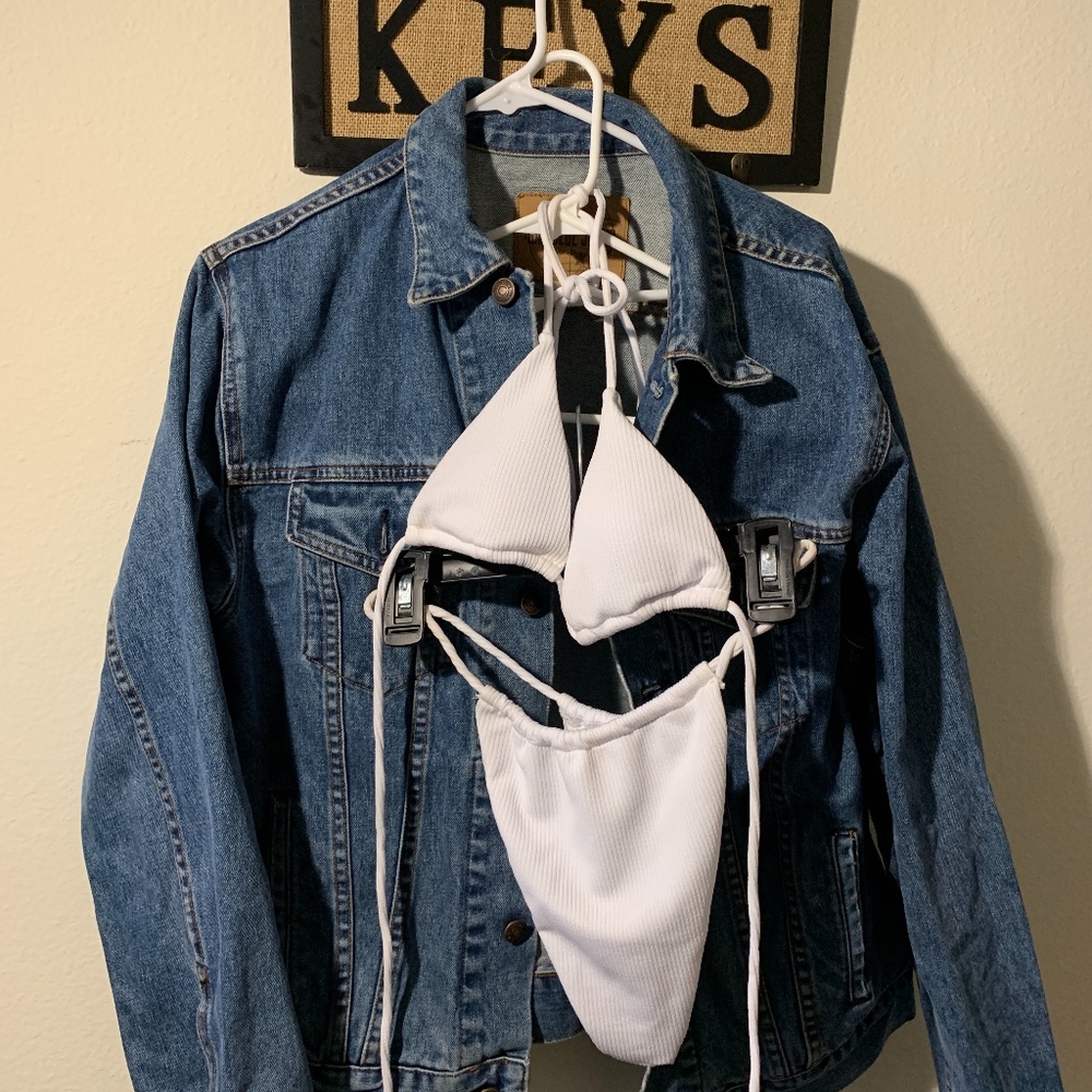 Cocaine White Two Piece Bikini